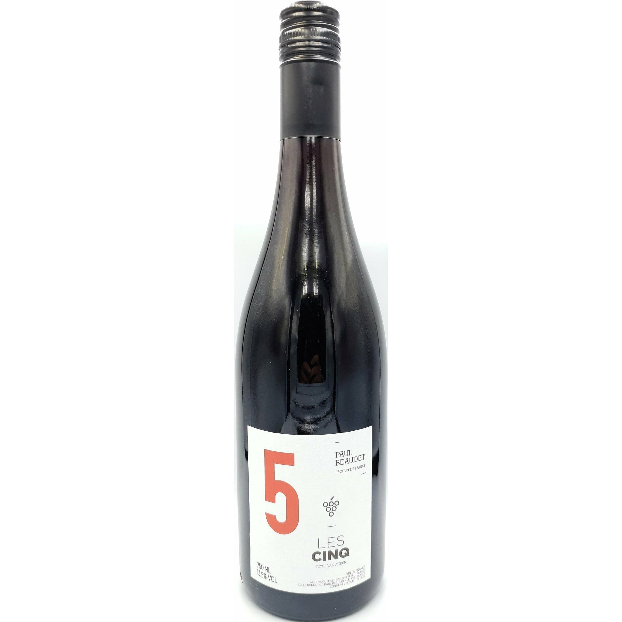 Les Cinq Rouge, Vin de France - Shop | Feys en Van Acker